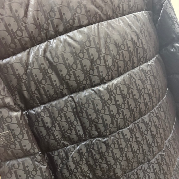 Dior Oblique Down Jacket Navy Blue Technical Jacquard - Picture 5 of 6